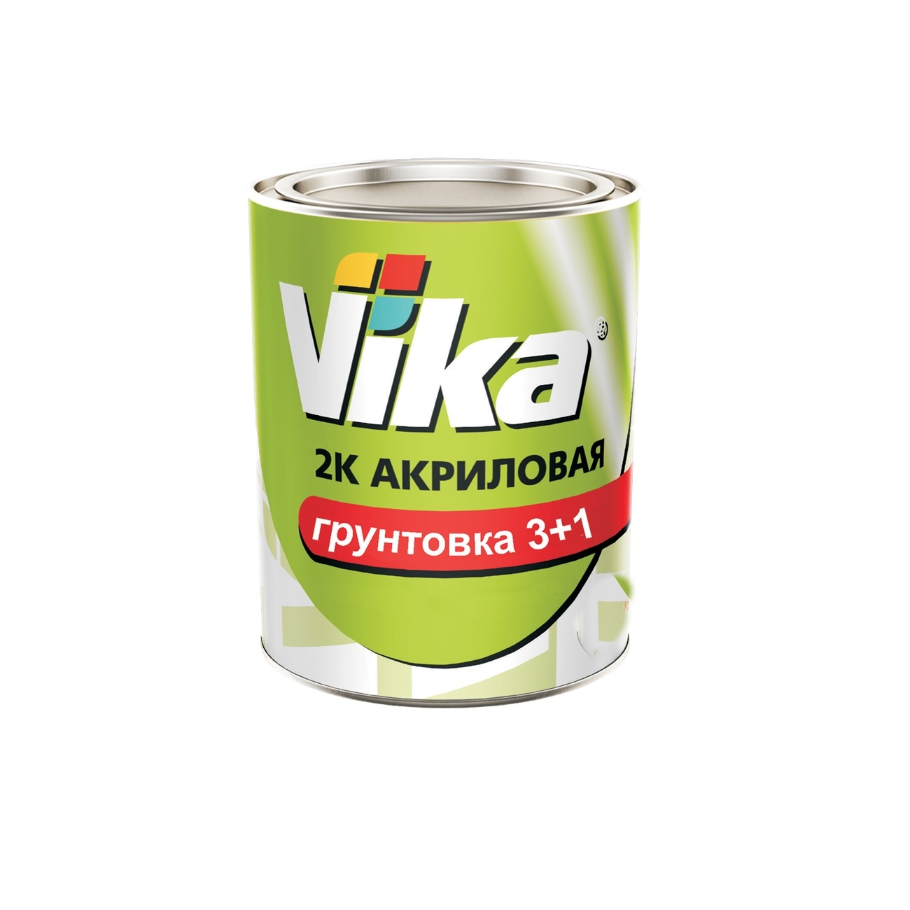 Акриловый грунт 2К VIKA 3+1 HS (1,0) + отвердитель для грунта HS (0,2) серый