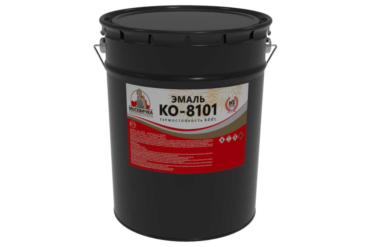 Эмаль МОСКВИЧКА КО-8101 серебристо-серая 25кг